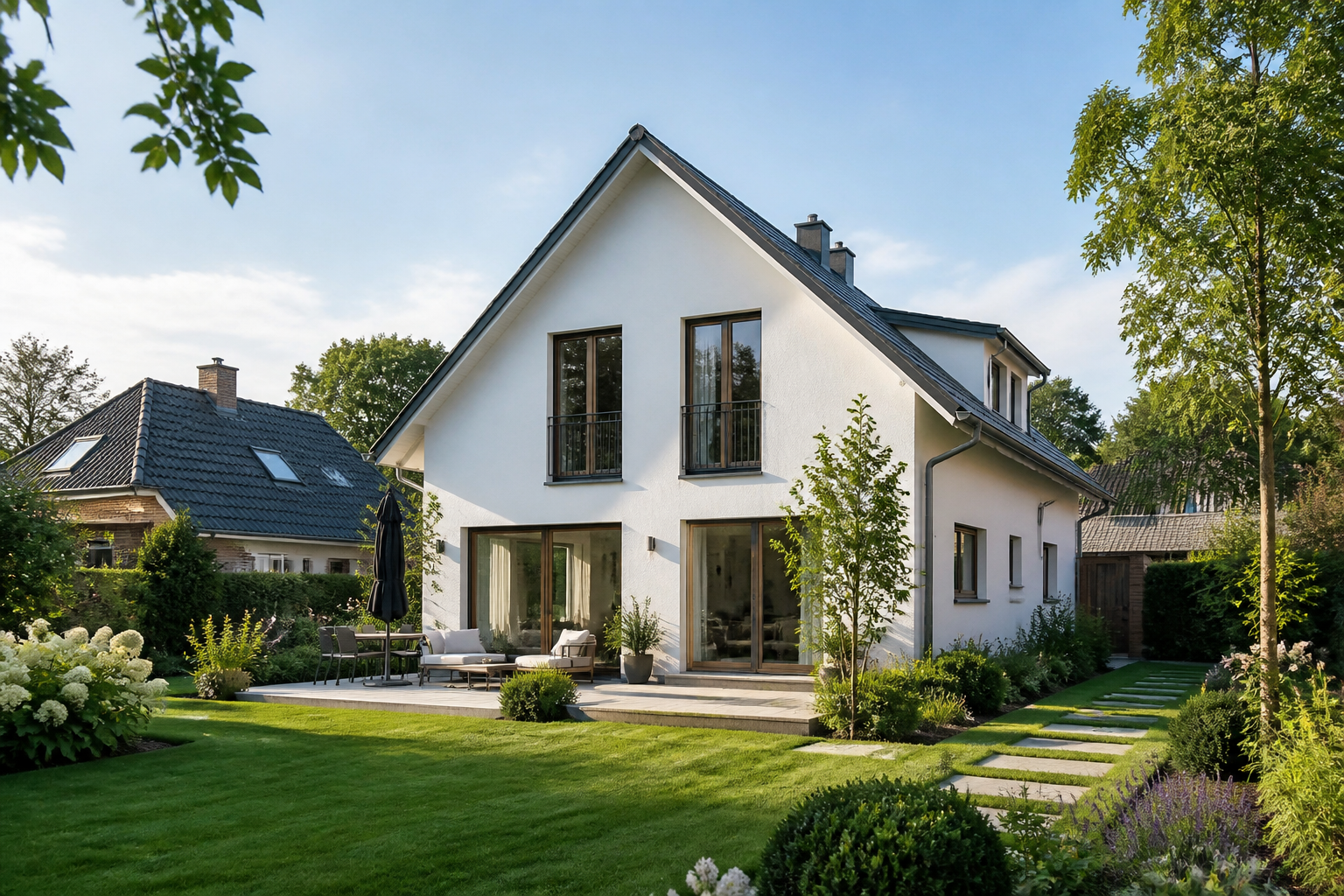 Einfamilienhaus mit Garten